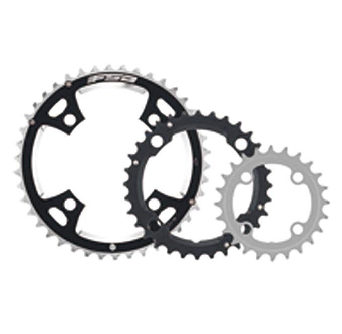 FSA Pro ATB Alloy 36 -Tooth/9-Speed Chainring (104mm, Black)