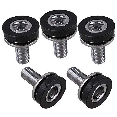 Bike Hex Crank Arm Bolts Spindle 8mm Allen Key Bolt Screws Capless Bottom Bracket for Cycling Bicycle Axle