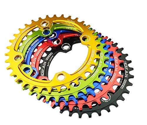 Juscycling Round Circle Shape 32T/34T 104BCD MTB Chainring Chainwheel Crankset Single Plate