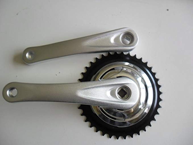 Bicycle single Speed Fixed-Gear crank set 38Tx 170mm squareTaper Light AlloyForged crankset