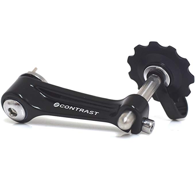 Contrast Single Speed Bike Chain Tensioner - Black