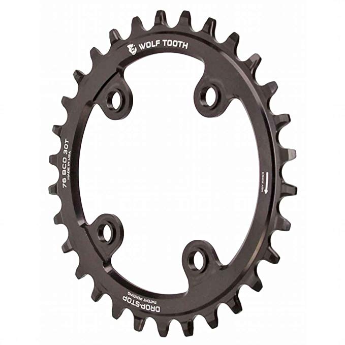 Wolf Tooth Components Drop-Stop Chainring: 30T x 76