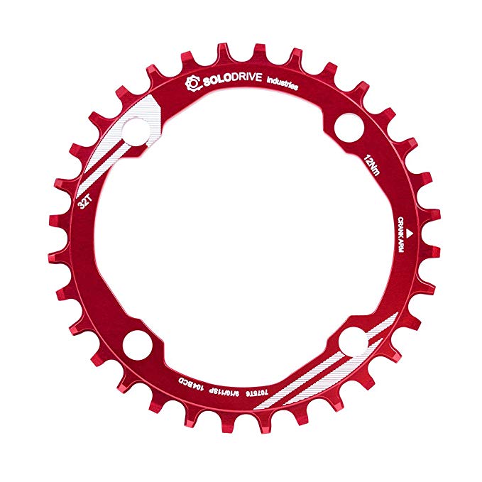 SOLODRIVE 104BCD Single Chainring For 9/10/11-Speed(Narrow-wide)