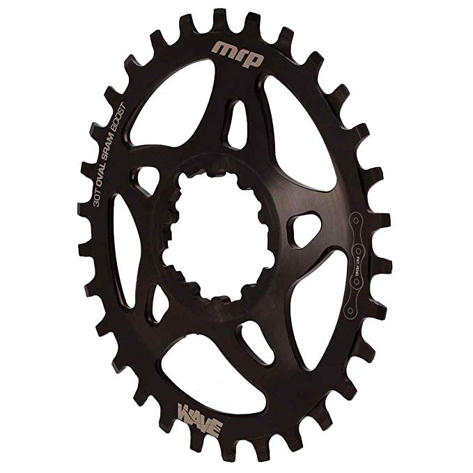 MRP Wave Oval Chainring, Sram Dm 30T, Boost - Black - 23-1-231