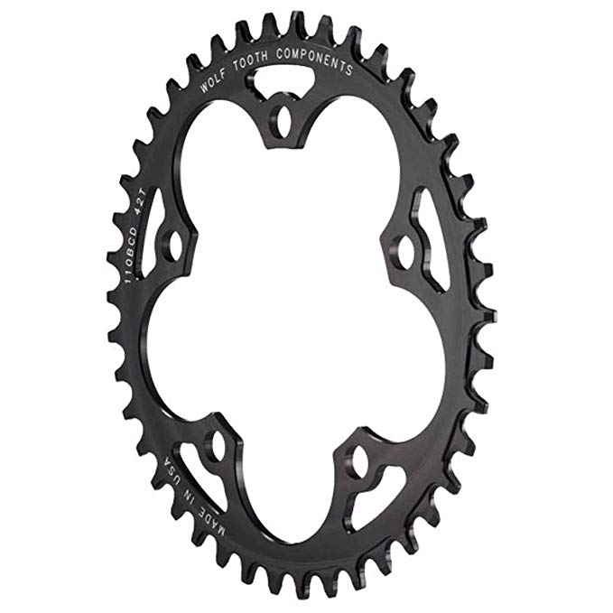 Wolf Tooth Components Drop-Stop Chainring - 110 BCD - 38T