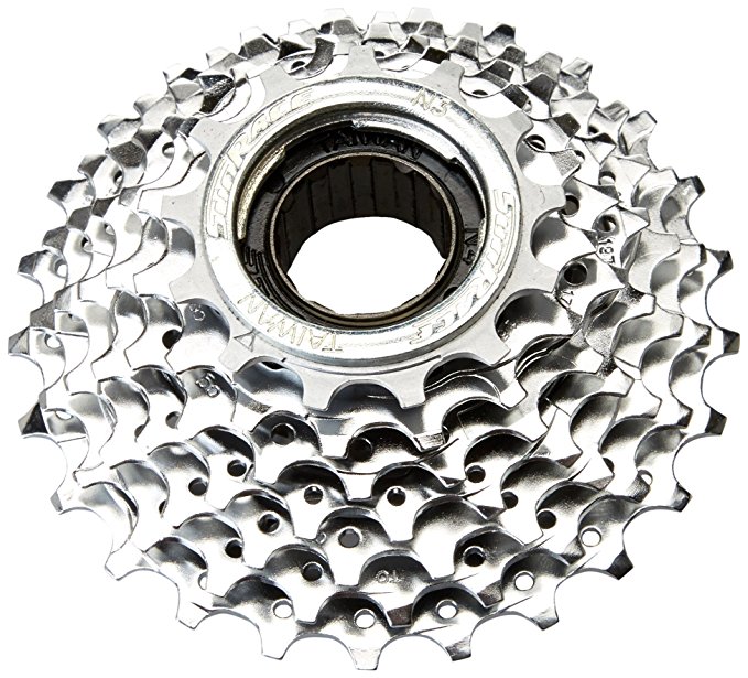 SunRace 7 Speed Chrome Bicycle Freewheel - MFR30