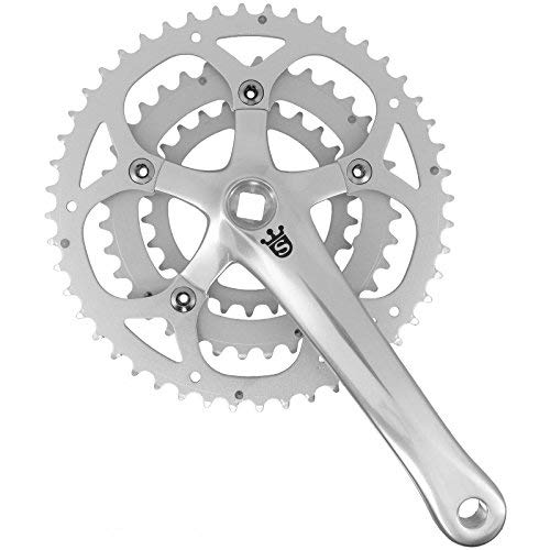 Sugino Xd2-600T 26/36/48X165Mm Crankset Silver