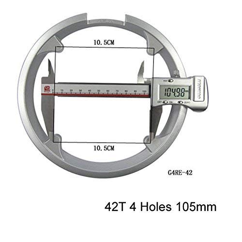 Bike Chainring Sprockets Cranksets Guard Protector 42t 4bolts-105mm by Happybuying88