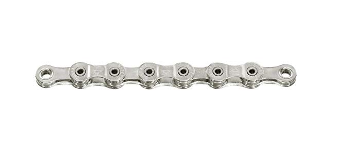 SunRace CNM99 9-Speed Bike Chain with End Pin, 116-Link, Bright Silver