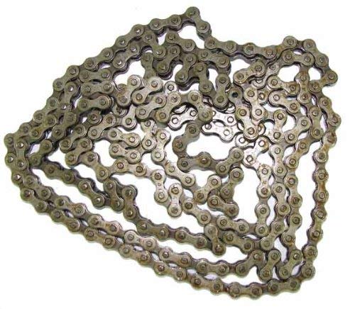 Roller Chain: (10) Feet of #41 with a Master link, 1/2” Pitch (Center to Center), 1/4” Wide x 7/16”