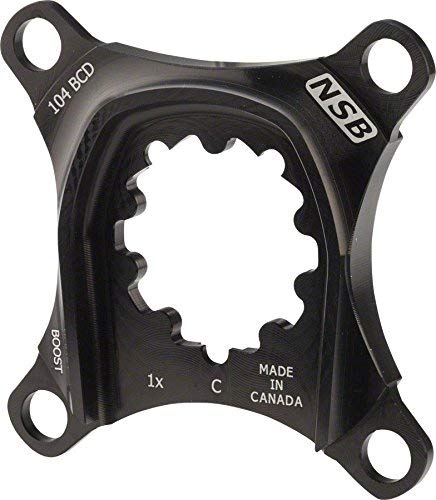 North Shore Billet 1x Spider for SRAM XO Carbon Cranks: 104 BCD Boost Chainline Spacing