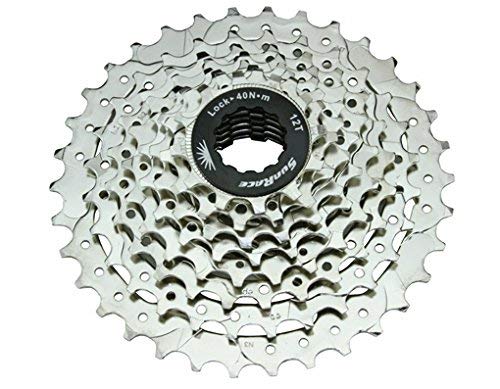 8 Speed Cassette 12/34t Index SCM-66 Nickel Sun Race.