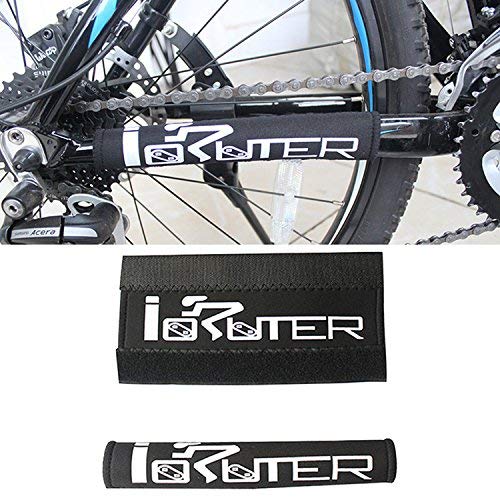 Cycling Bicycle Frame Chain Protector Outdoor Sports Mountain Bike Chainstay Protective Guard Cover Black