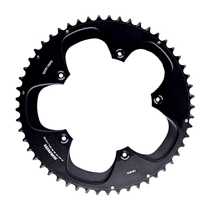 SRAM Red Outer Chainring - Road Black, 53T, S1, 130 BCD