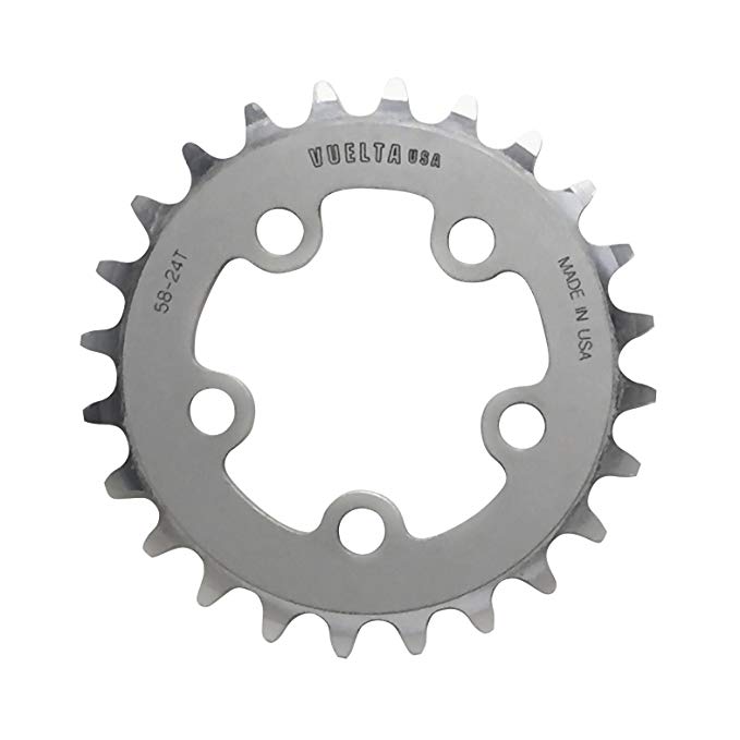 Vuelta SE Flat 130mm/BCD Chainring, Silver