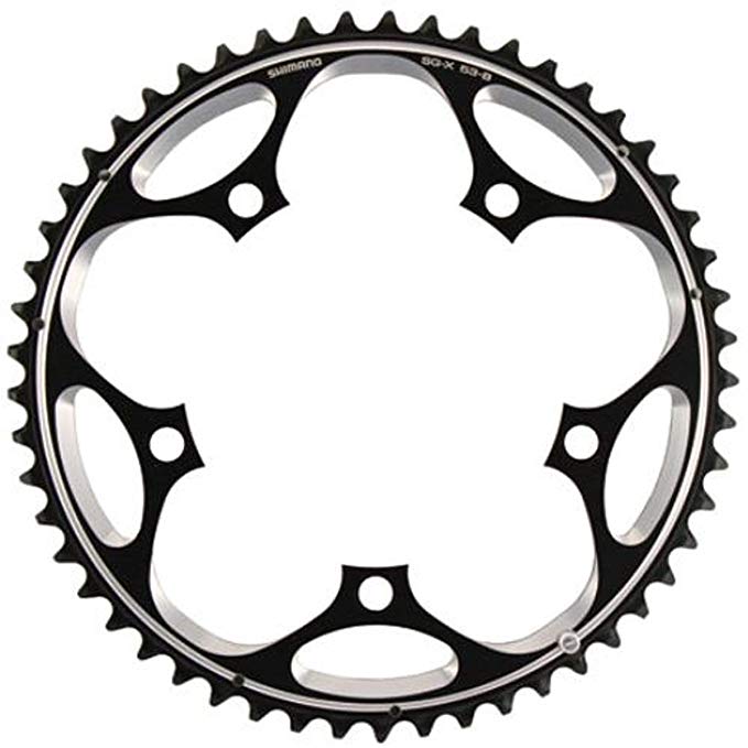 SHIMANO Ult-SL 6601 2x10sp chainring, 130BCD - 53t gry