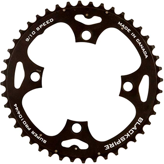 BlackSpire Super Pro Chainring, 44t x 104 bcd, 7075 Alu