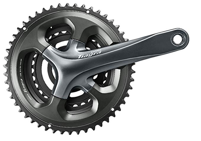 SHIMANO Tiagra 10-Speed Triple Road Bicycle Crank Set - FC-4703