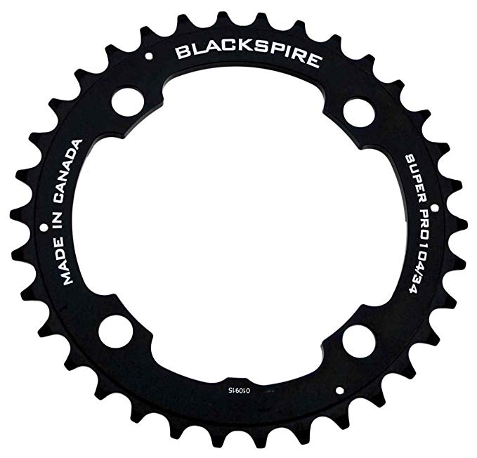 Blackspire Super Pro chainring, 104BCD - 34T black