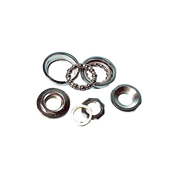 Tioga BB-200BT American Bottom Bracket Unsealed 24TPI Chrome Bicycle Crank Bearing Kit