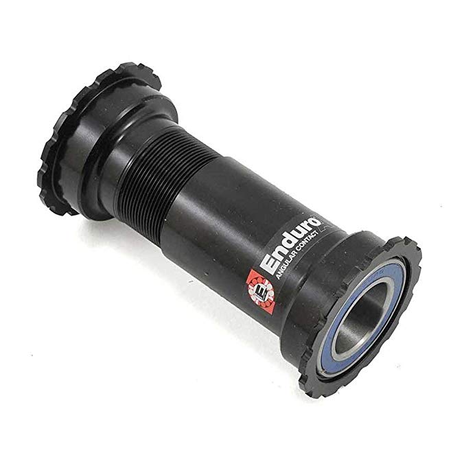 Wheels Manufacturing Outboard BB86/92 SRAM Bottom Bracket with Angular Contact Bearings Black Threaded Cups