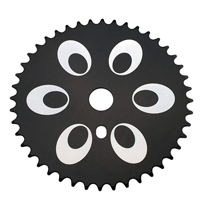 Mira Bike Chainring Bicycle Sprocket, 44T 1/2 X 1/8, Black