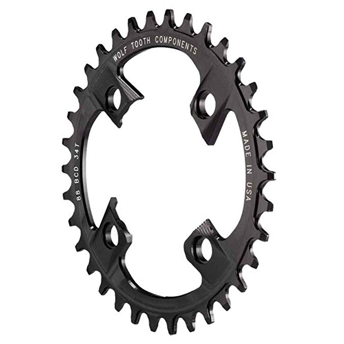 Wolf Tooth Components 30t 88bcd Drop-Stop Chainring for Shimano XTR M985 cranks