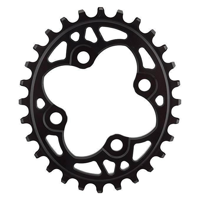 ABSOLUTE BLACK Chainring Absoluteblack Oval 64Mm 28T 4B Black - OV28BK