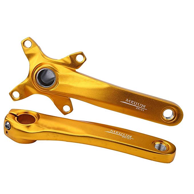 1 Pair Crank Arms Single Speed Crankset for Bicycle Mountain Road Bike for Shimano Sram Sunrun