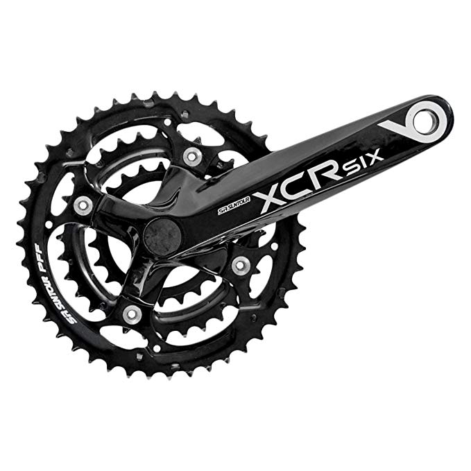 Sr Suntour XCR Crankset, 175x44-32-22, 118 Oct LNK V2