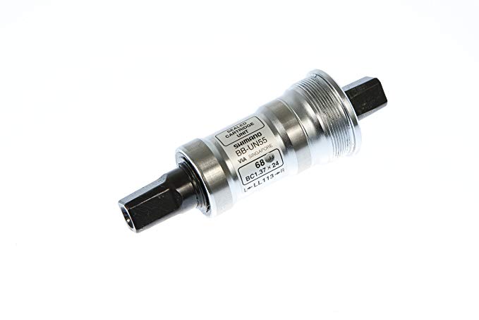 Shimano Square Taper Bottom Bracket UN55 68 - 113 mm, Silver [Misc.]