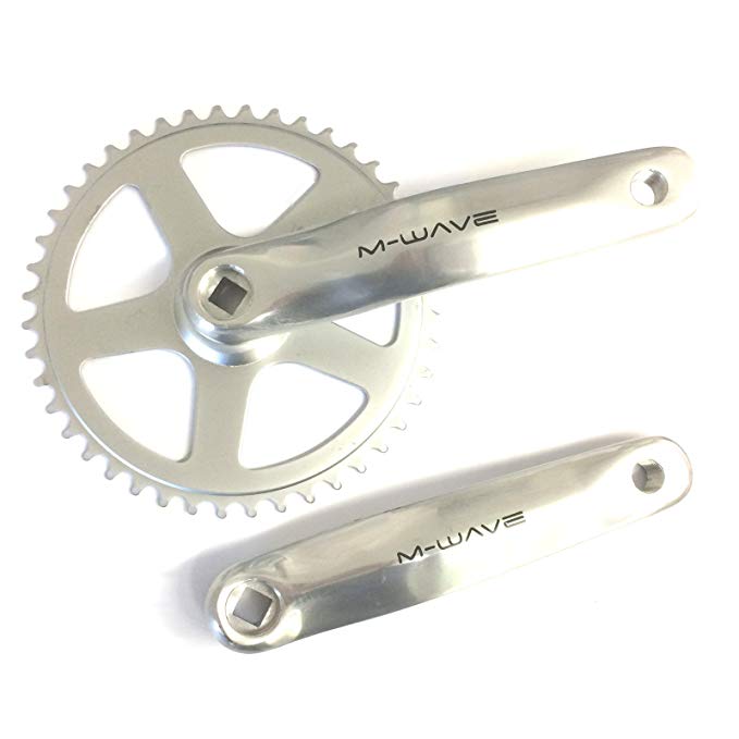 M-Wave Single Speed Bike Alloy Crankset - 3/32