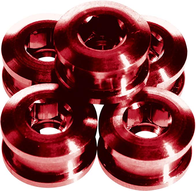 Alloy Chain Ring Bolts 8.5Mm Red