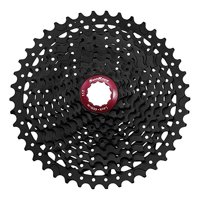 SunRace MX3 Mountain Bike Bicycle Shimano 10 Speed Cassette 11-46T Black