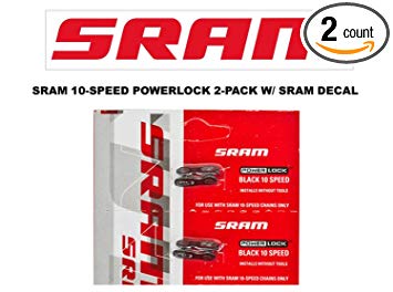 SRAM PowerLock Chain Connector 10-speed Chain Link w/ SRAM DECAL - Available in 2-PACK and 4-PACK (2)