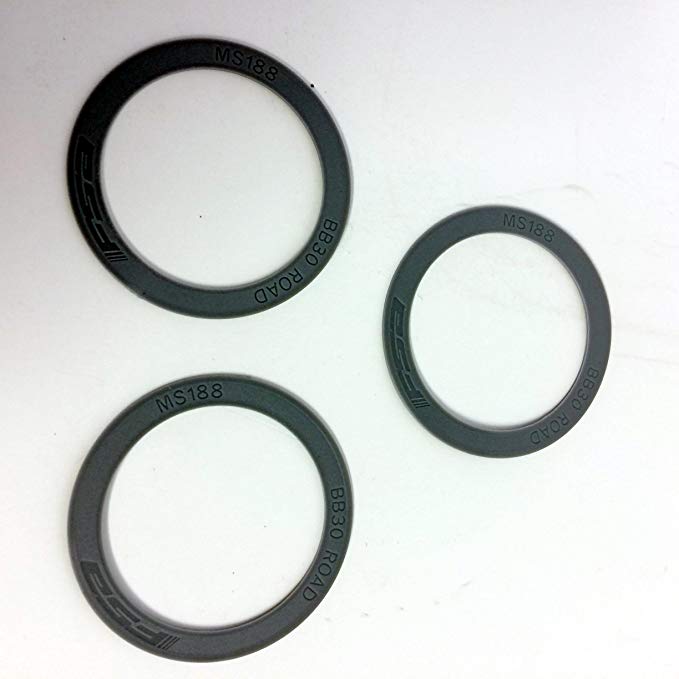 Full Speed Ahead FSA BB30 Replacement Bicycle Adjustment Spacer - set of 3-230-4038