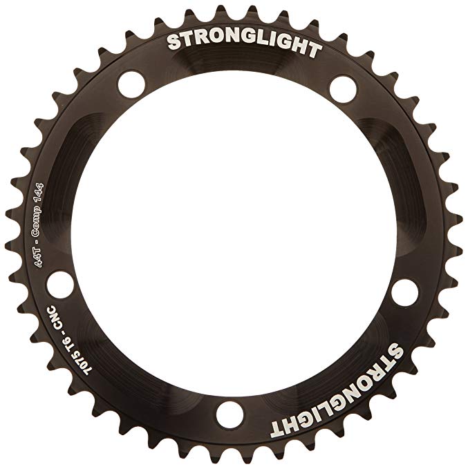 Stronglight Zicral 7075 Track 1/8 inch 144mm Black Chainring - 49T