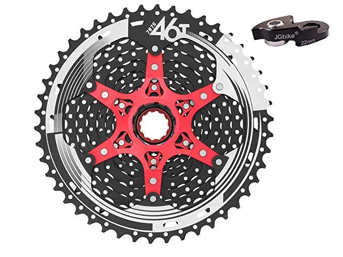 JGbike Sunrace 11-46T 11 Speed Cassette CSMX8 Wide Ratio MTB Cassette, for Shimano m7000 m8000 m9000