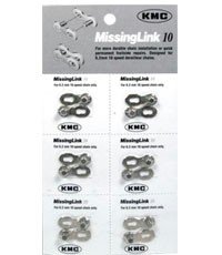 ACTION CHAIN LINK KMC MISSING LINK 10SPD 6.2MM CARD OF 6