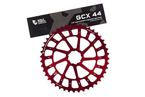 Wolf Tooth GCX 44 tooth cassette sprocket SRAM compatible - Red