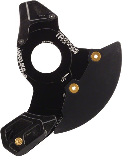 e thirteen by the hive TRS+ Dual Ring Guide, Aluminum Backplate, 32-40T Included 36T and 40T DMBs, Bottom Bracket Mount