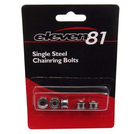 Eleven81 Single Steel Bicycle Chainring Bolts - set of 5 - CRKP1035