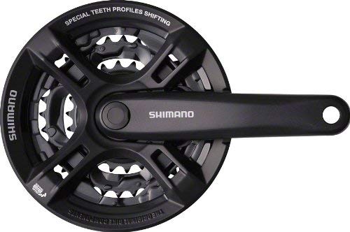 Shimano Tourney Square Taper Mountain Crankset - 6/7/8-Speed, Black