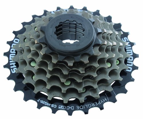 SHIMANO 7 Speed Cassette CS-HG20-7 (Brown/Black)