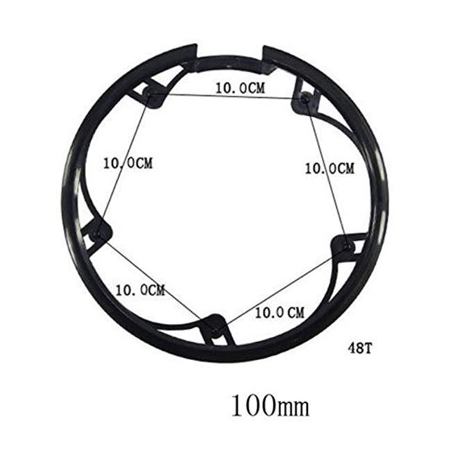 Joan Bicycle Chainring Sprockets Cranksets Guard Protector 48t 5 Bolts 100mm, Bike Chainstay Protector