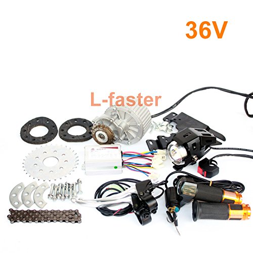 L-faster Newest 450W E-bike Motor Kit Electric Multiple Speed Bicycle Conversion Kit Electric Engine Kit For Multi-speed Bicycle