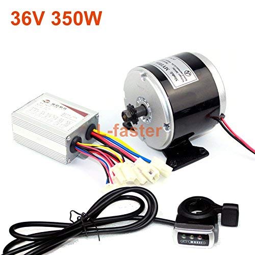 L-faster 24V 36V 350W Electric DC Motor Electric Skateboard DIY 350W Motor Kit Electric bike Engine MOTOR Use 25H Chains