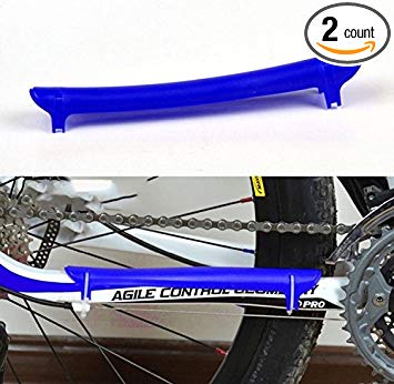 2 Pcs X Cycling Chain Protector Bike Chain Protector Cycle Mtb Bike Chainstay Bicycle Frame Chain Stay Guards Protector Plastic Cover