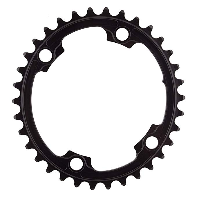 Absolute Black Chainring Absoluteblack Oval 110Mm 34T 4B 2X Black - ROV34/4BK