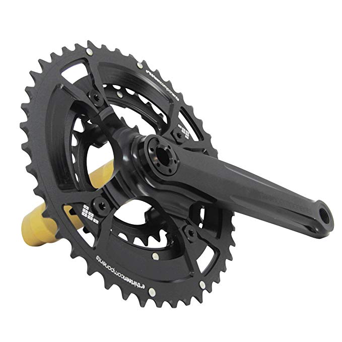 e thirteen by the hive XCX+ Triple Crankset, Bracket Shell, Black